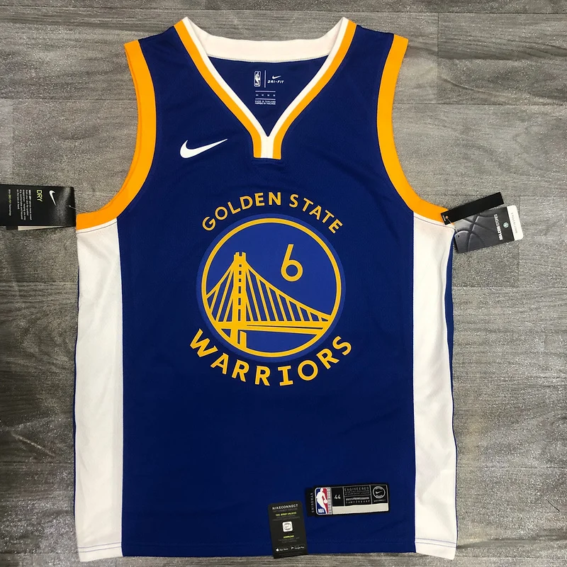 2020 Season Golden State Warriors V-neck blue #6 Nick Young