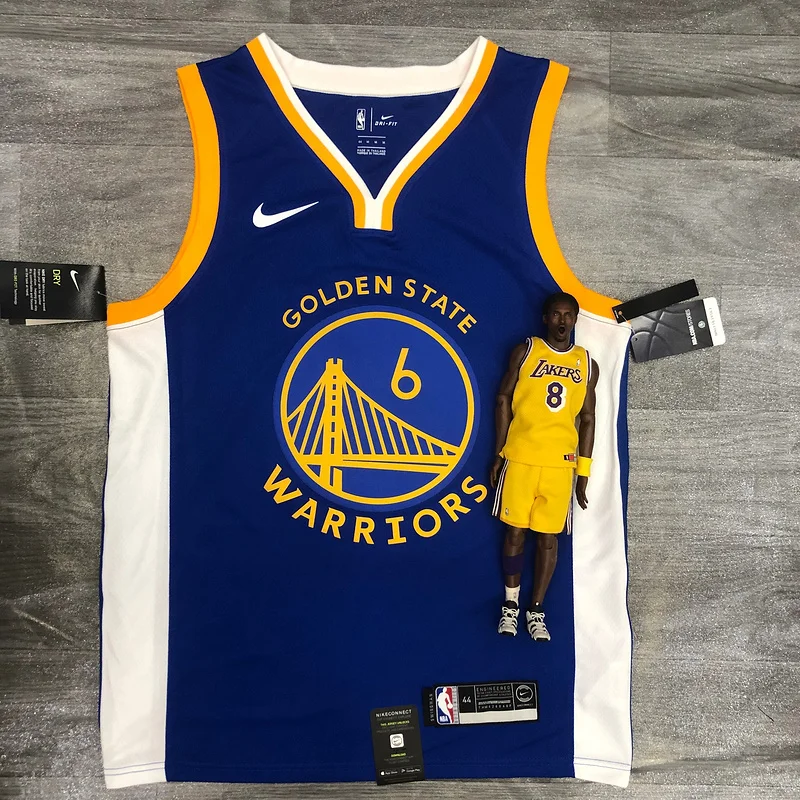 2020 Season Golden State Warriors V-neck blue #6 Nick Young