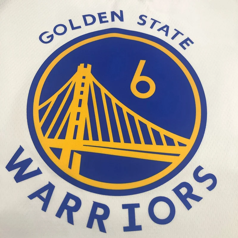 2020 Season Golden State Warriors V-neck White #6 Nick Young