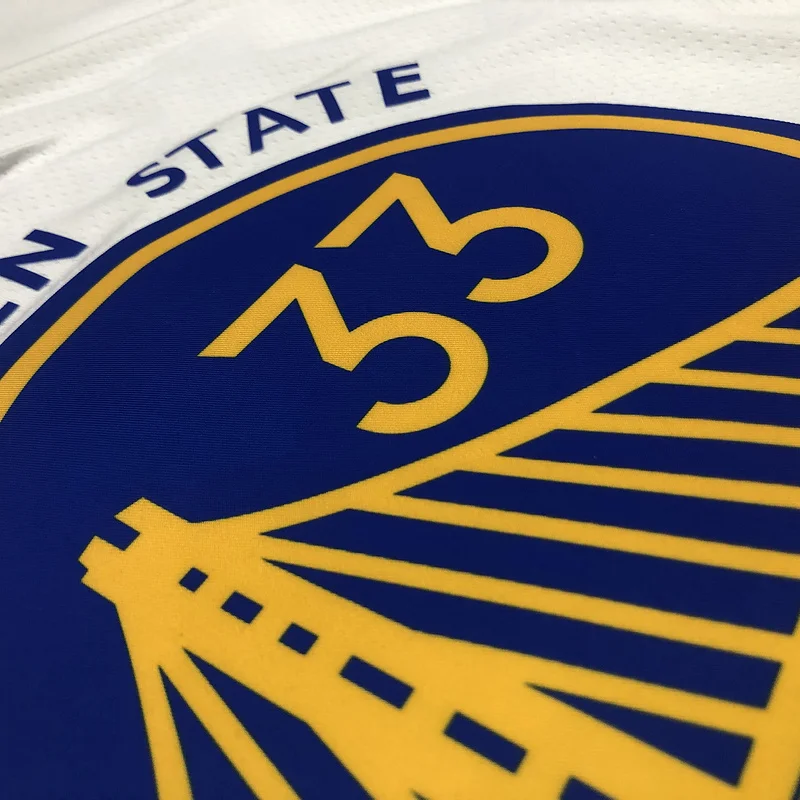 2020 Season Golden State Warriors V-neck White #33 Wiseman