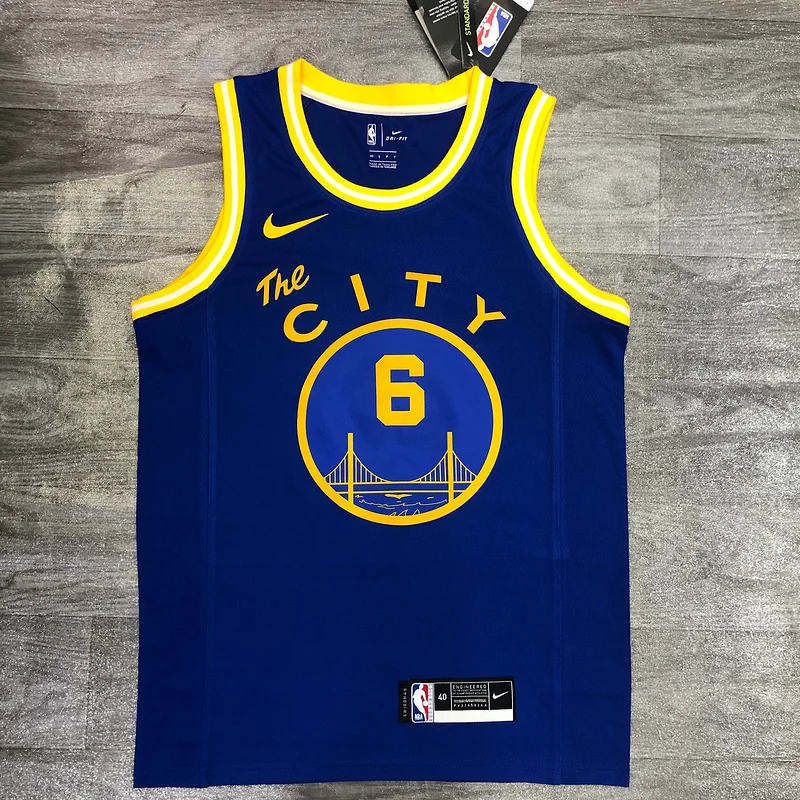 2021 Season Golden State Warriors Tram version blue #6 Nick Young