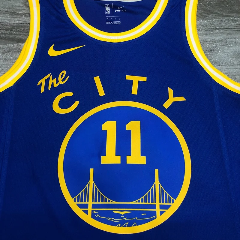 2021 Season Golden State Warriors Tram version blue #11 Thompson