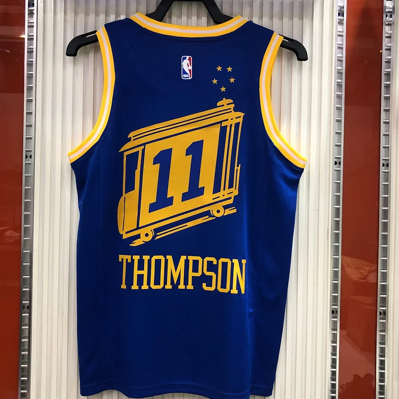 2021 Season Golden State Warriors Tram version blue #11 Thompson