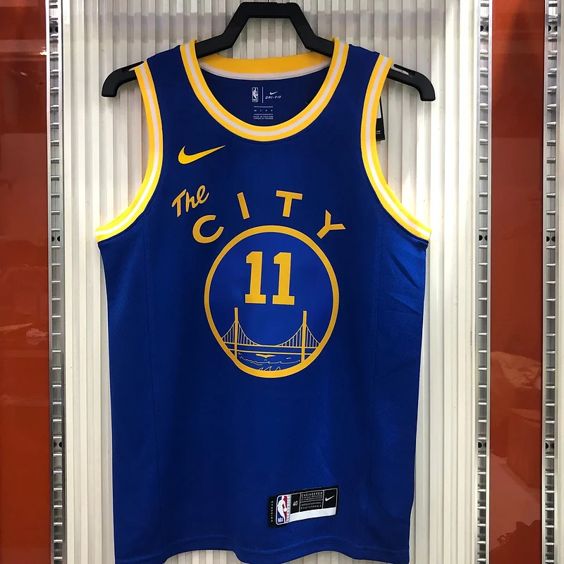 2021 Season Golden State Warriors Tram version blue #11 Thompson