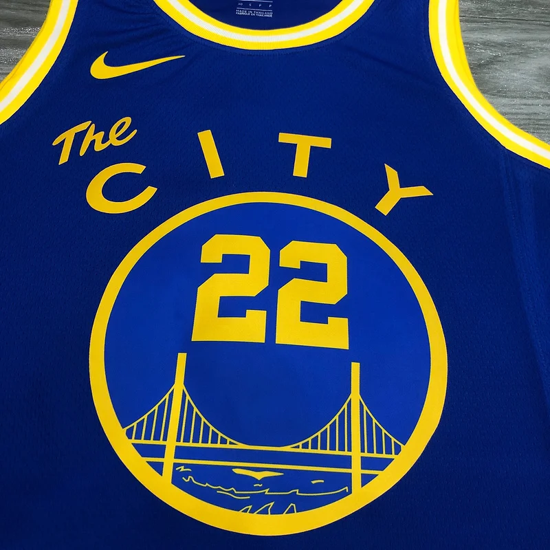 2021 Season Golden State Warriors Tram version blue #22 Wiggins