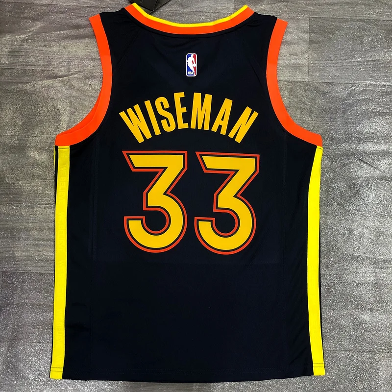 2021 Season Golden State Warriors City version #33 Wiseman