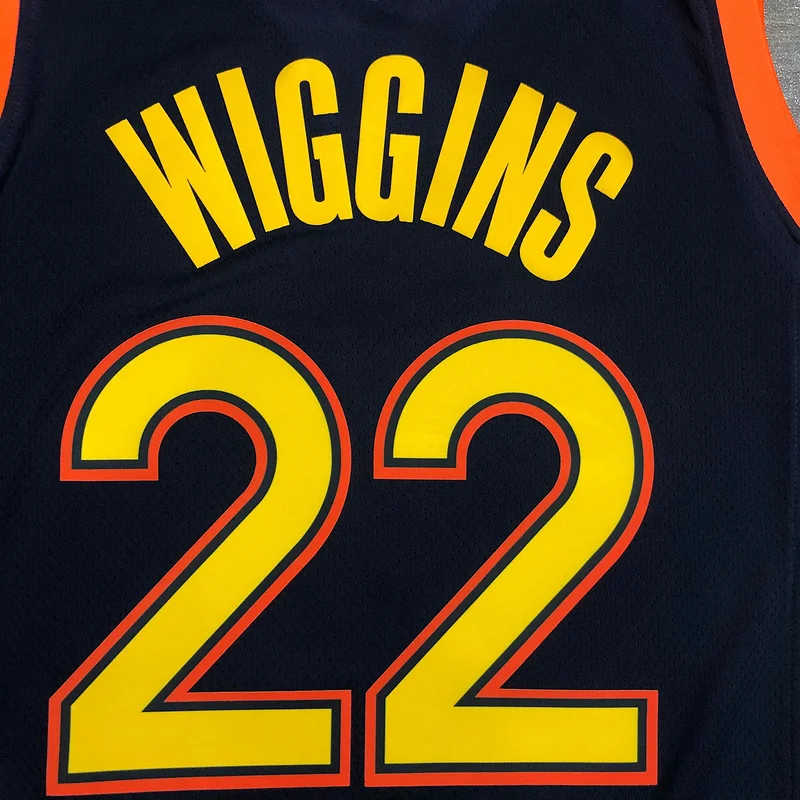 2021 Season Golden State Warriors City version #22 Wiggins