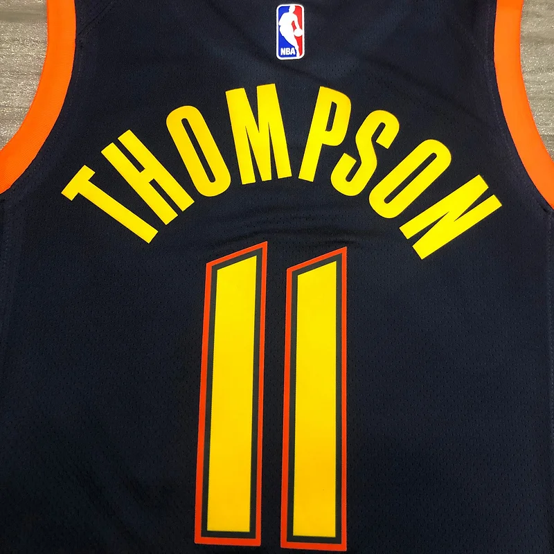 2021 Season Golden State Warriors City version #11 Thompson