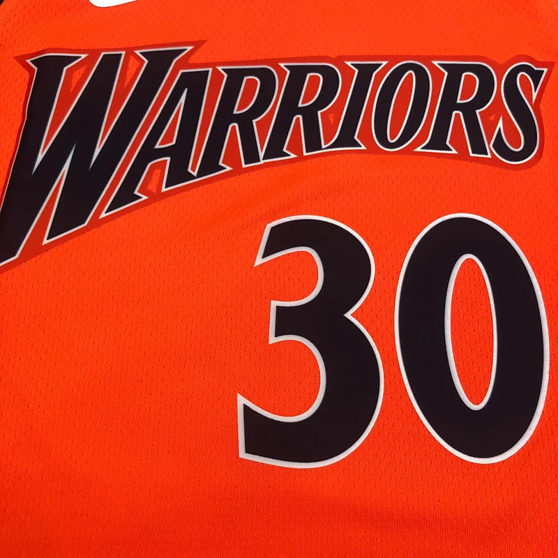 Golden State Warriors rookie orange color #30 Curry