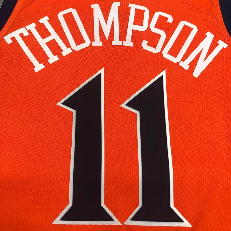 Golden State Warriors rookie orange color #11 Thompson