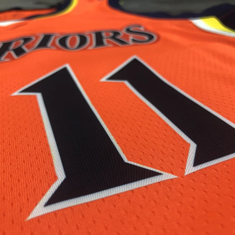 Golden State Warriors rookie orange color #11 Thompson