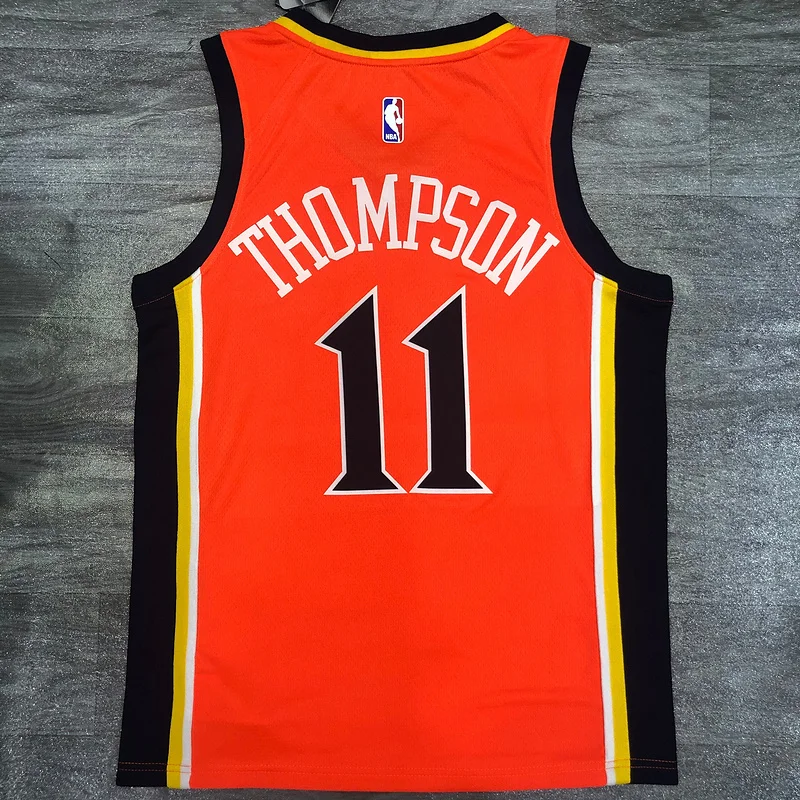 Golden State Warriors rookie orange color #11 Thompson