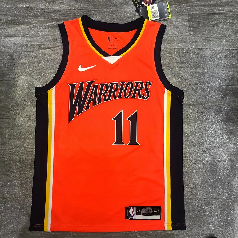 Golden State Warriors rookie orange color #11 Thompson