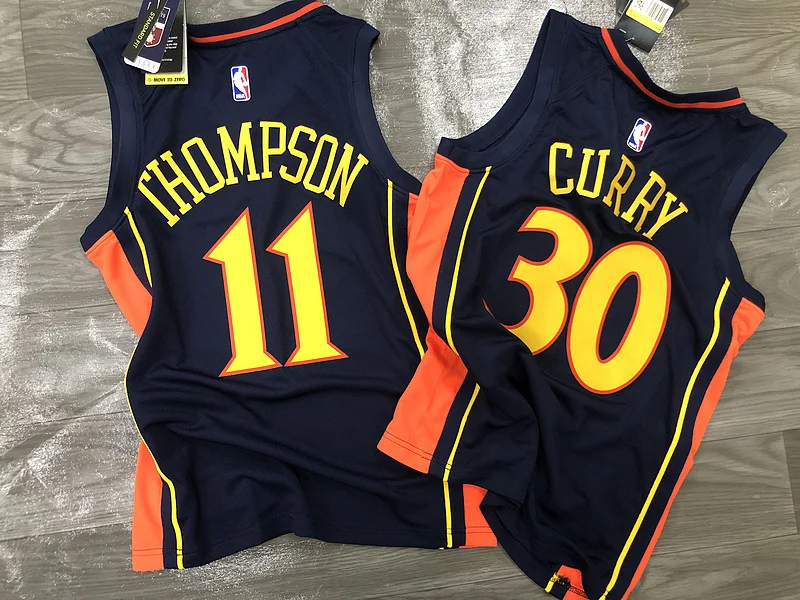 Golden State Warriors rookie blue #11 Thompson