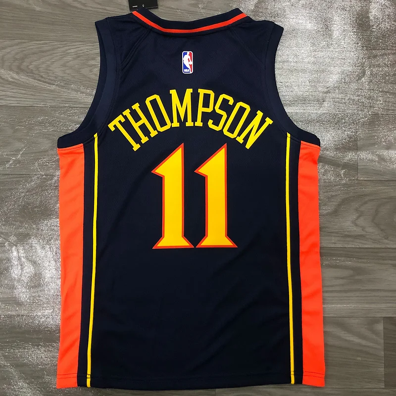 Golden State Warriors rookie blue #11 Thompson