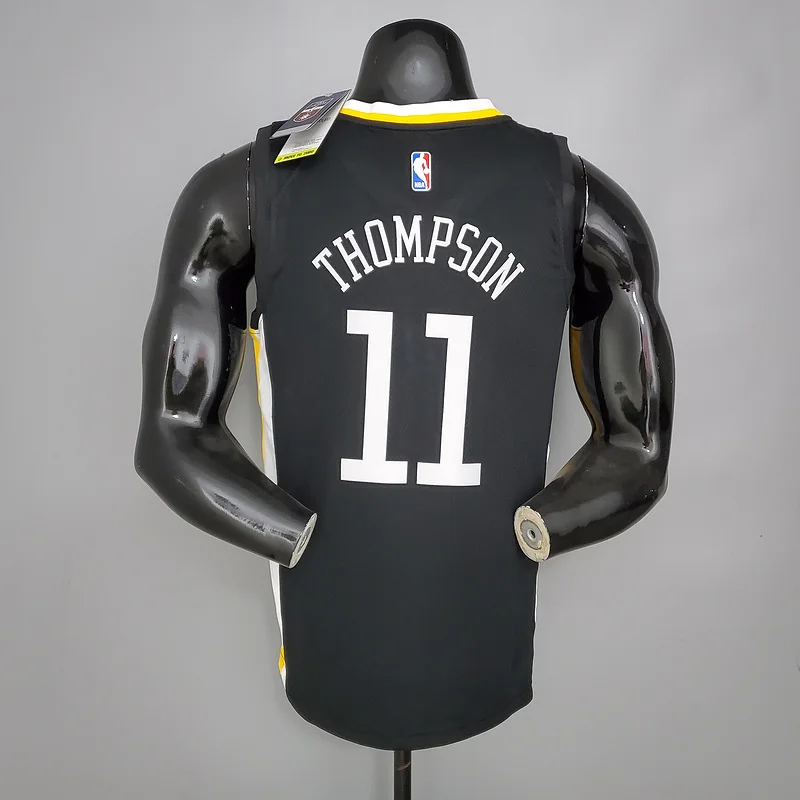 2019 Season Golden State Warriors black V-neck City version #11 Thompson