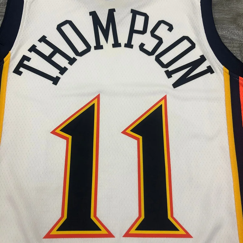 Golden State Warriors rookie White #11 Thompson