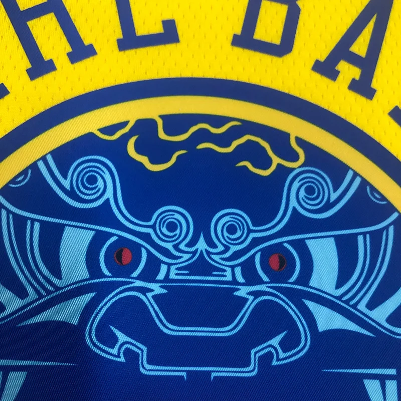 2018 Season Golden State Warriors Chinese dragon robe #30 Curry