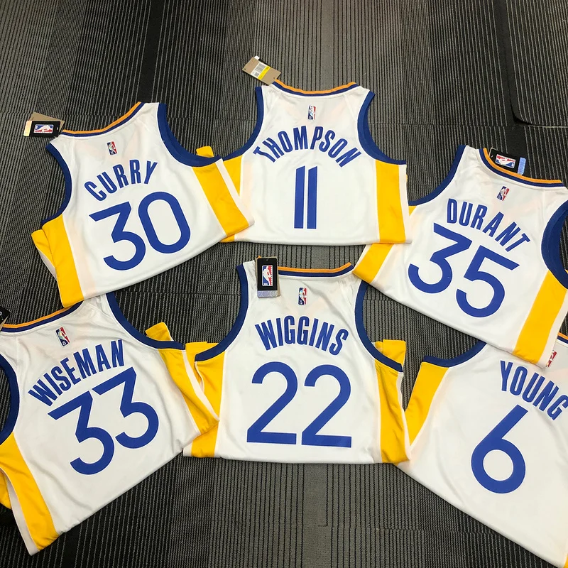 75th anniversary Golden State Warriors White #22 Wiggins