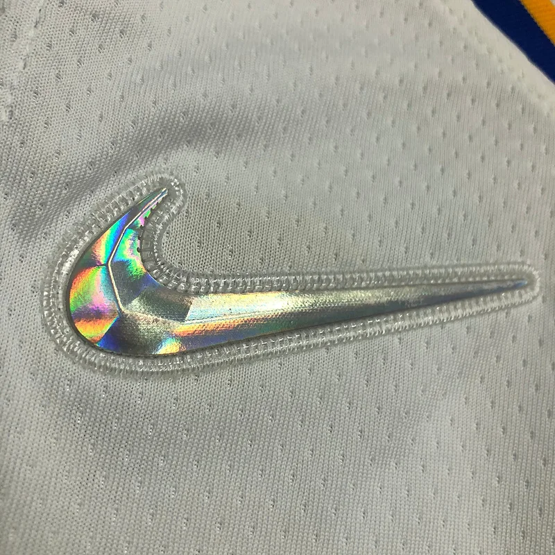 75th anniversary Golden State Warriors White #30 Curry