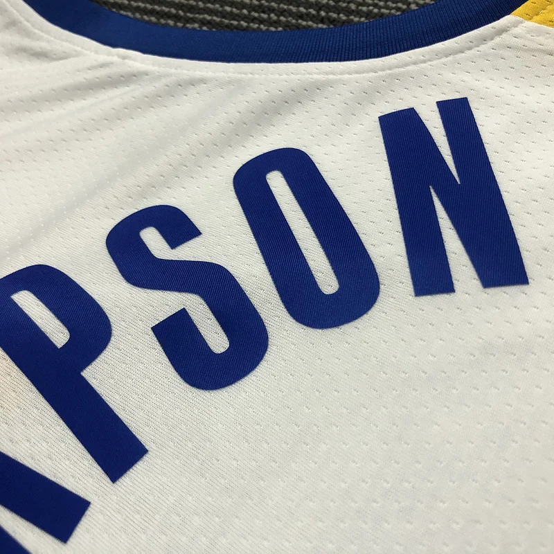 75th anniversary Golden State Warriors White #11 Thompson