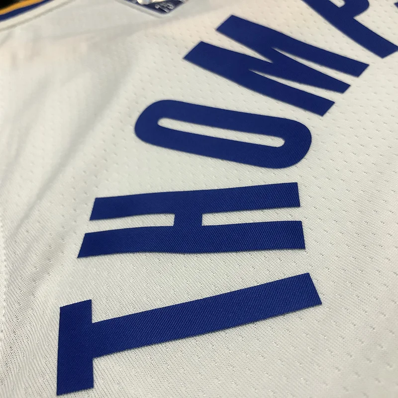 75th anniversary Golden State Warriors White #11 Thompson