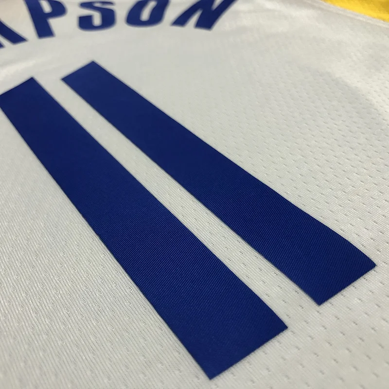 75th anniversary Golden State Warriors White #11 Thompson