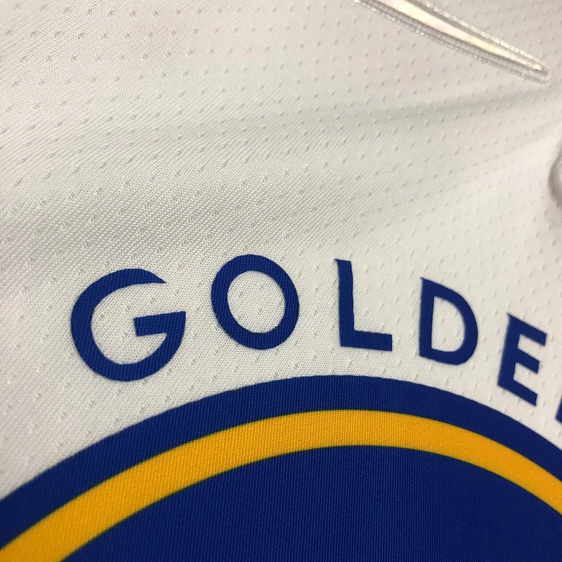 75th anniversary Golden State Warriors White #30 Curry