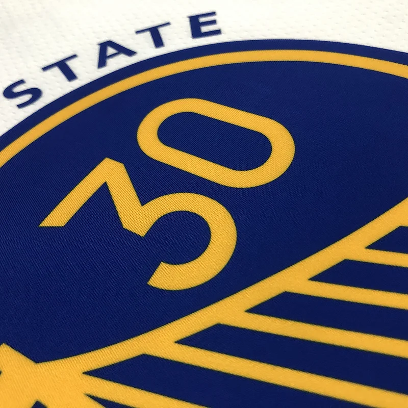 75th anniversary Golden State Warriors White #30 Curry