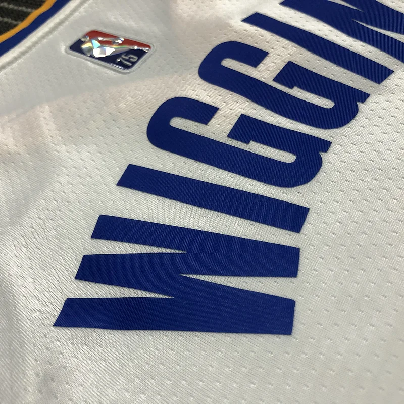 75th anniversary Golden State Warriors White #22 Wiggins