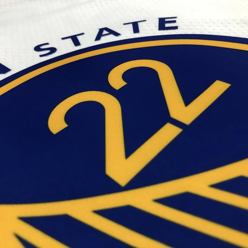 75th anniversary Golden State Warriors White #22 Wiggins