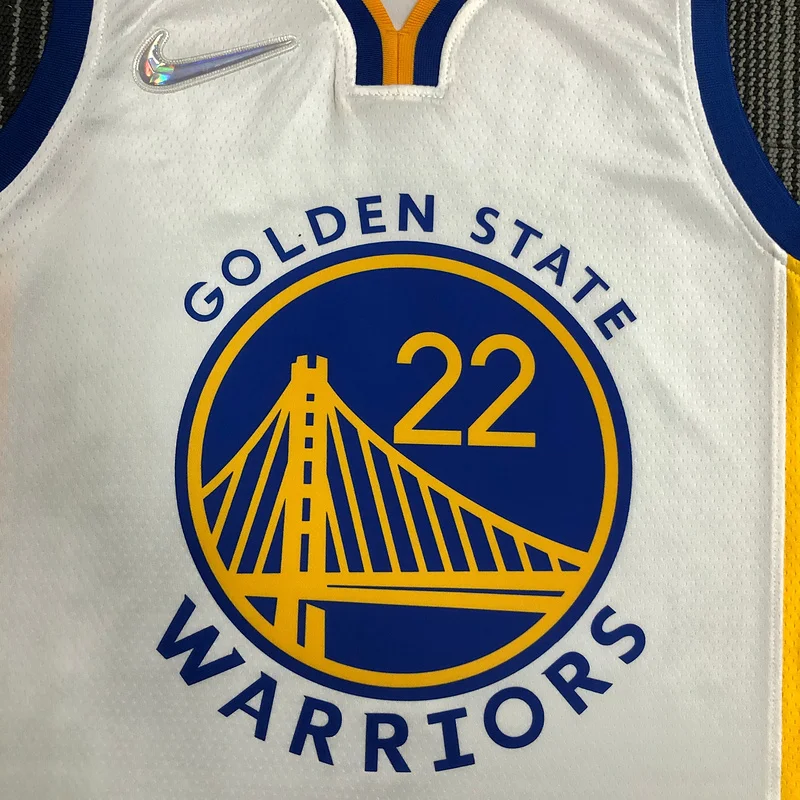 75th anniversary Golden State Warriors White #22 Wiggins