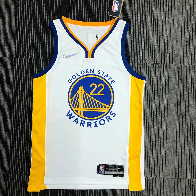 75th anniversary Golden State Warriors White #22 Wiggins