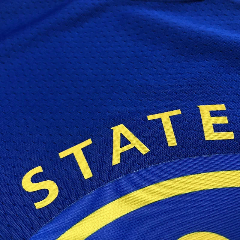 75th anniversary Golden State Warriors V-neck blue #35 Durant