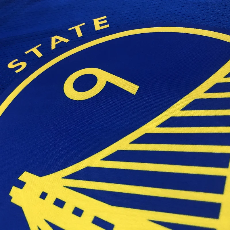 75th anniversary Golden State Warriors V-neck blue #9 Iguodala