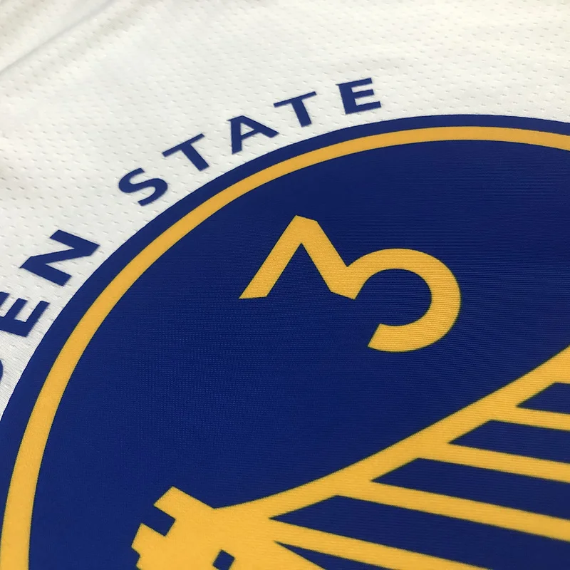 75th anniversary Golden State Warriors V-neck White #3 Paul