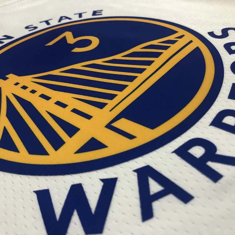 75th anniversary Golden State Warriors V-neck White #3 Paul