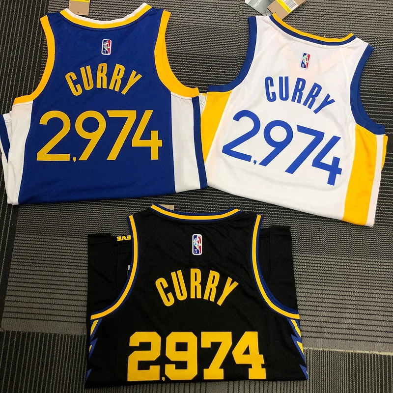 2022 Season Golden State Warriors City version 2974 Curry