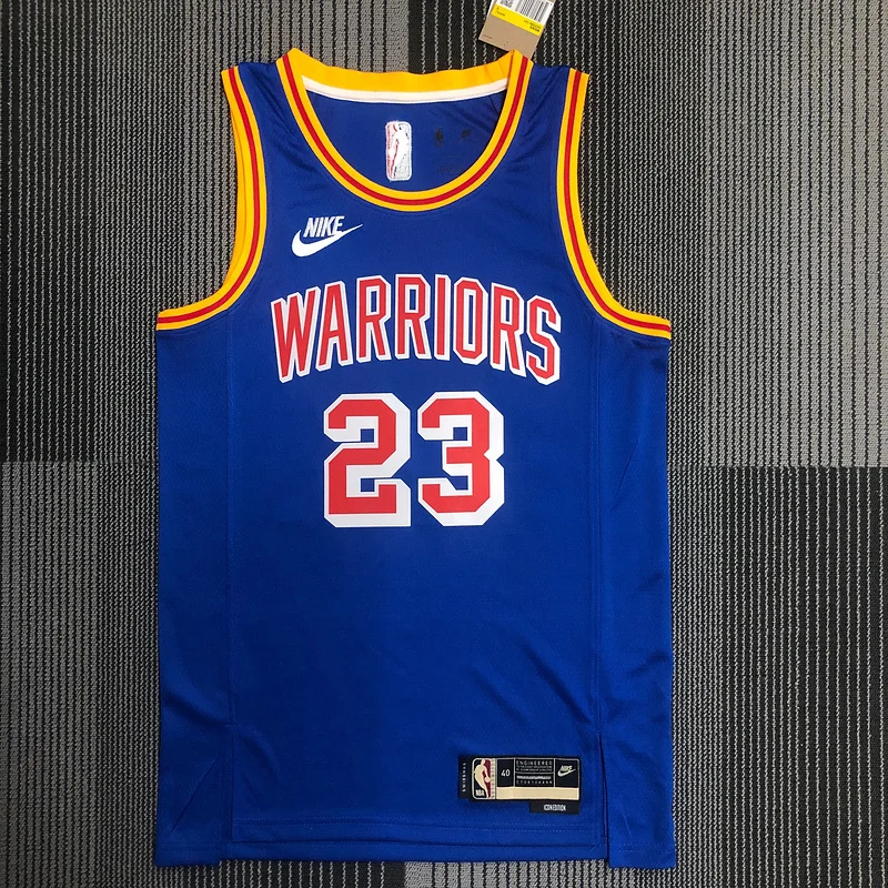 75th anniversary Golden State Warriors Retro #23 Green