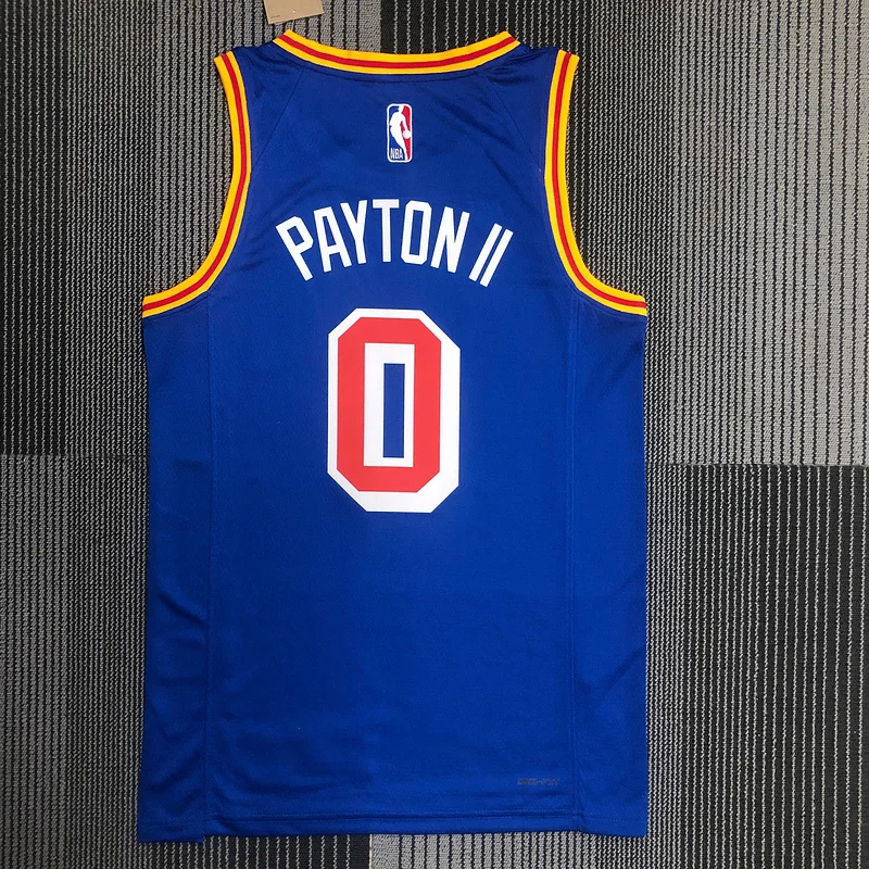 75th anniversary Golden State Warriors Retro #0 Payton