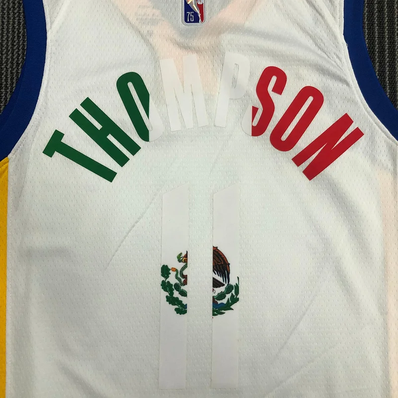 75th anniversary Golden State Warriors White Mexico #11