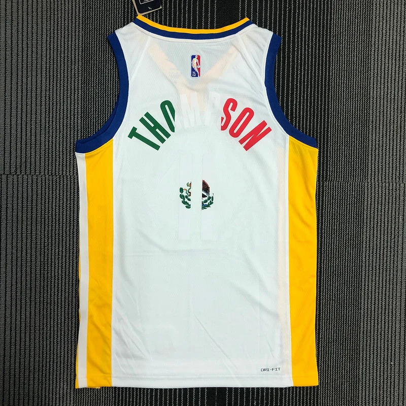 75th anniversary Golden State Warriors White Mexico #11