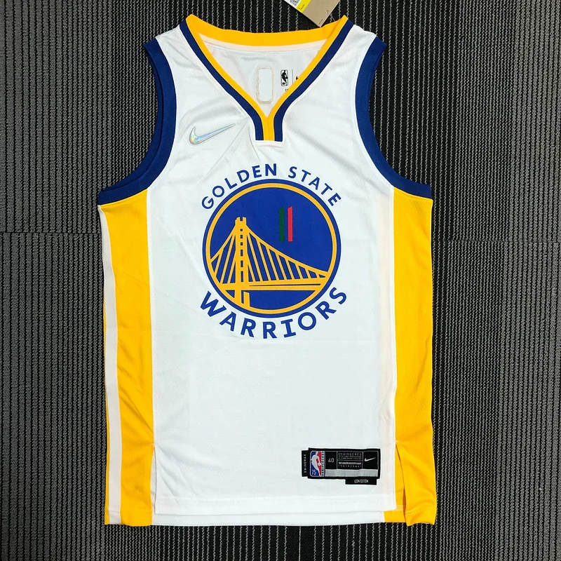 75th anniversary Golden State Warriors White Mexico #11