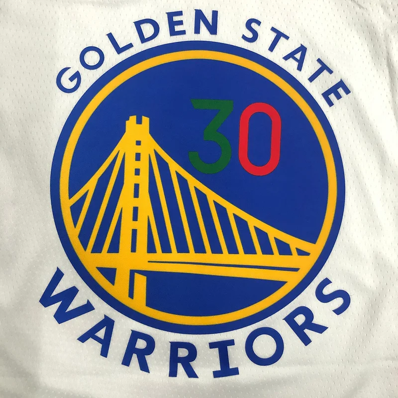 75th anniversary Golden State Warriors White Mexico #30