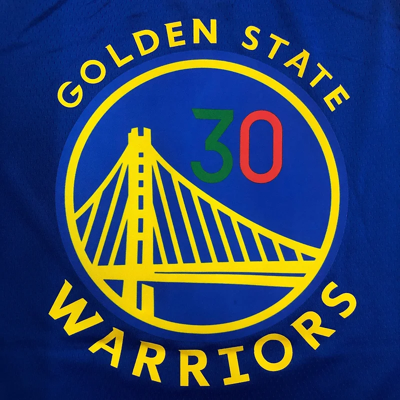 75th anniversary Golden State Warriors blue Mexico #30