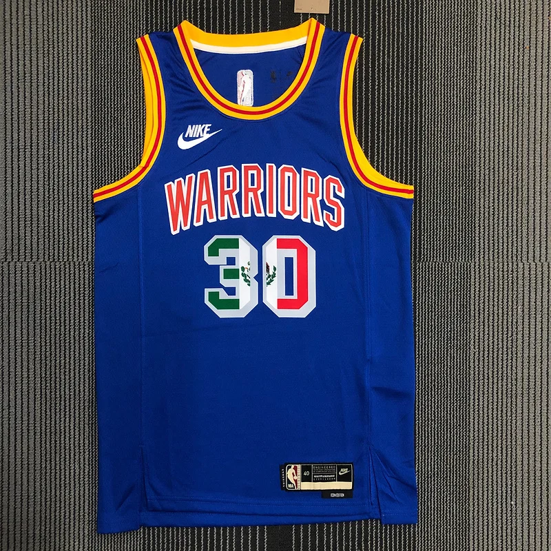 75th anniversary Golden State Warriors Retro Mexico #30