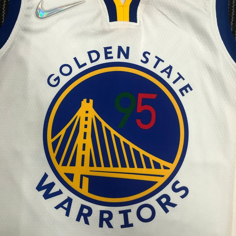 75th anniversary Golden State Warriors White Mexico limited #95