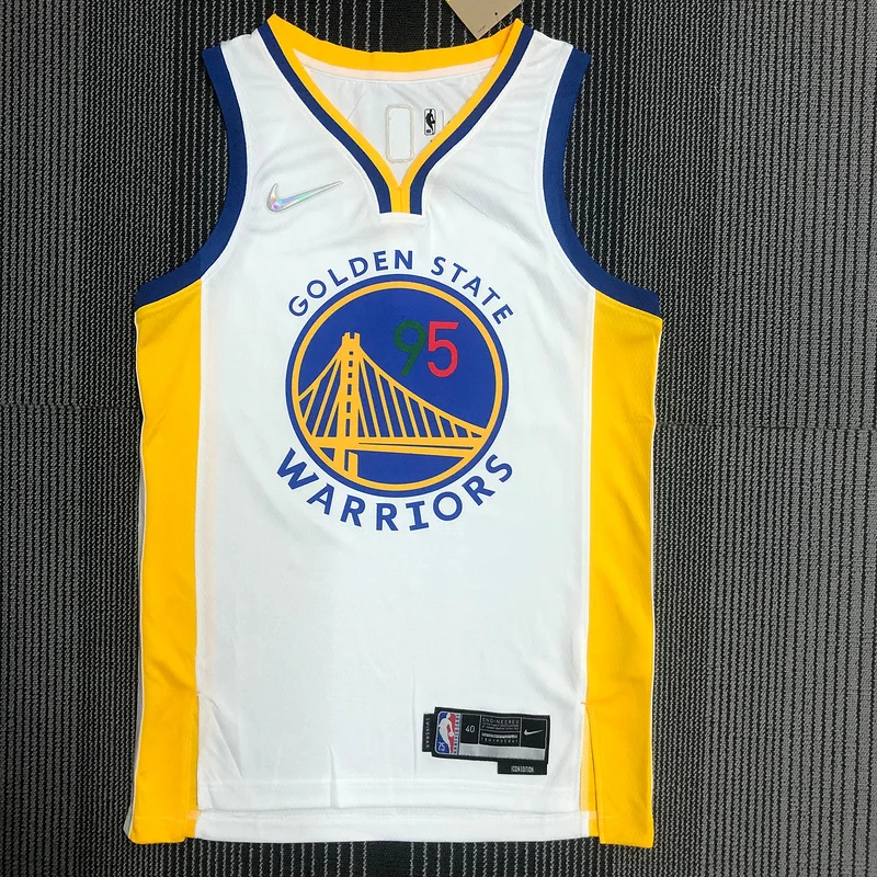 75th anniversary Golden State Warriors White Mexico limited #95