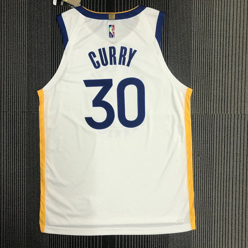 AU Player version Golden State Warriors White #30 Curry