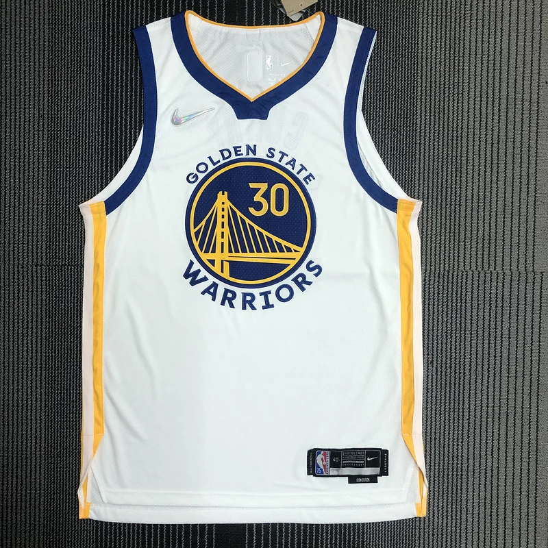 AU Player version Golden State Warriors White #30 Curry